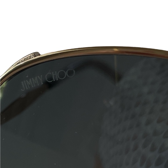 Jimmy Choo FELINE Gold Frame 58mm Sunglasses NWT - Picture 16 of 17